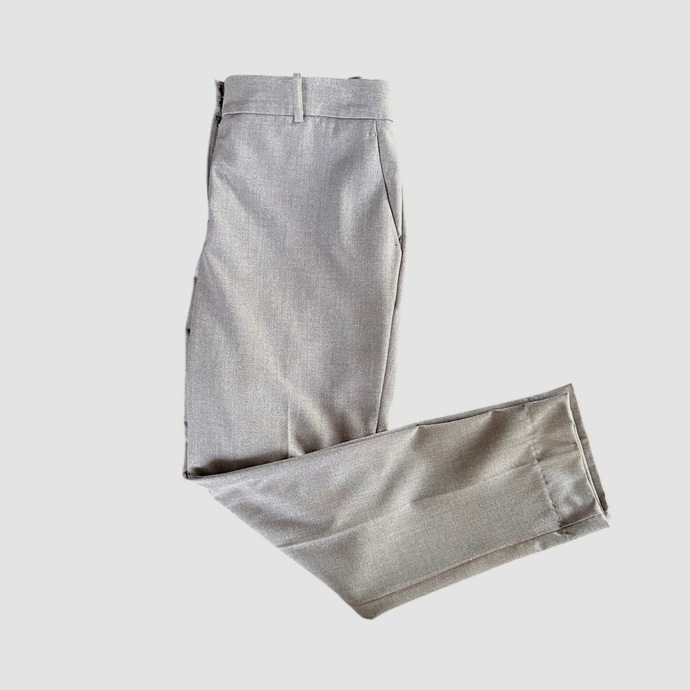 Tahari Arthur S. Levine Gray Slim Tapered Dress Pants Womens Size 6 Business